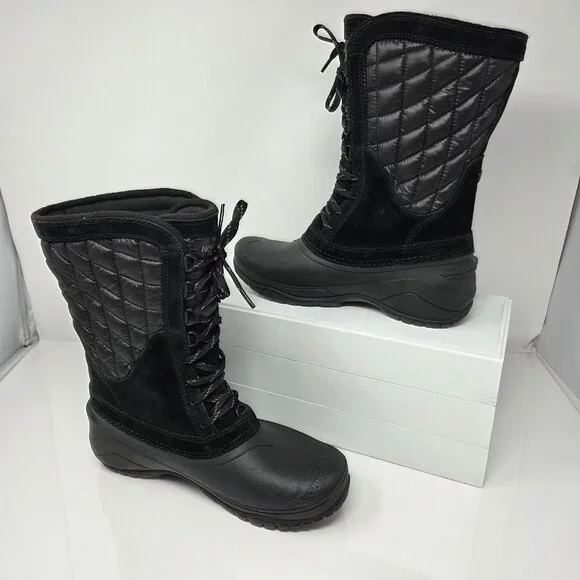 NORTH FACE Womens 9 Boots Snow Winter Thermoball Utility Mid Insulated Lace-Up - Picture 2 of 12